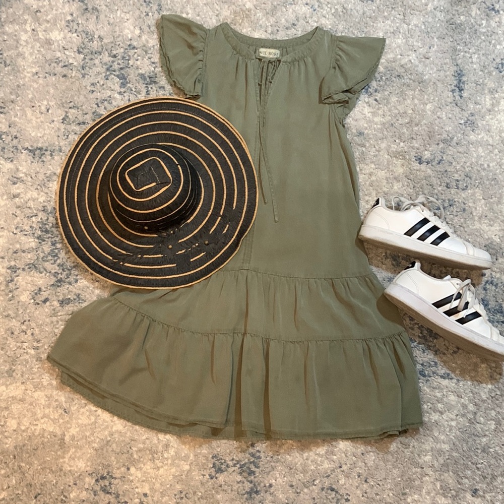 Knox Rose Ruffle Sleeve Midi Dress